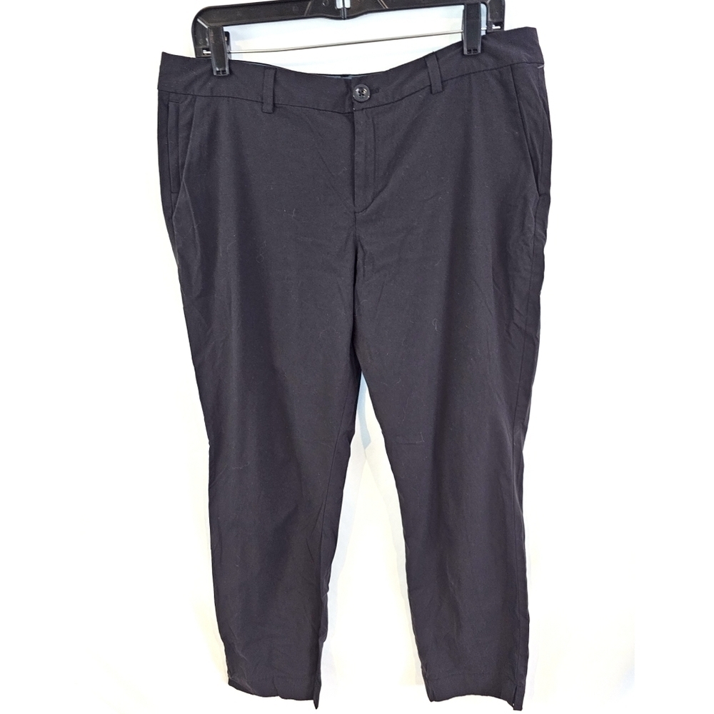 Eddie Bauer Size 12 Black Lightweight Casual Pants